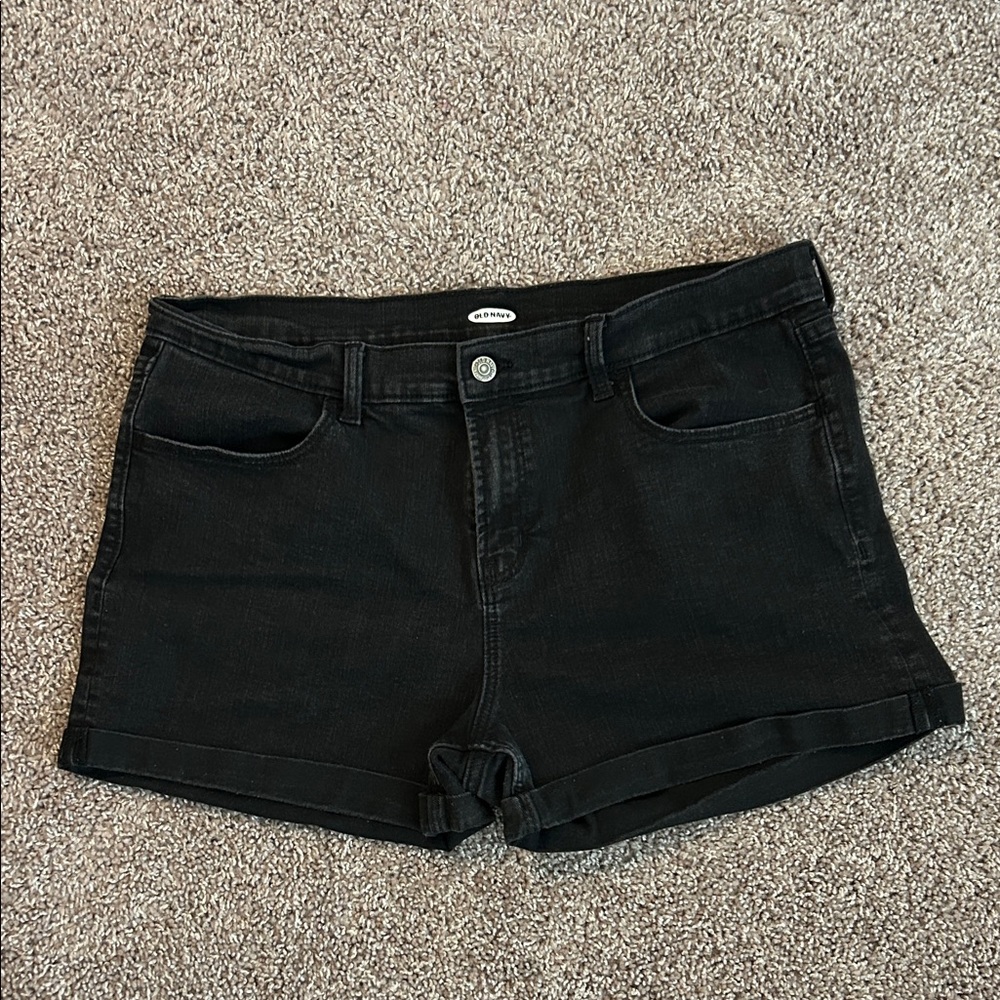 Old Navy Black Jean Shorts